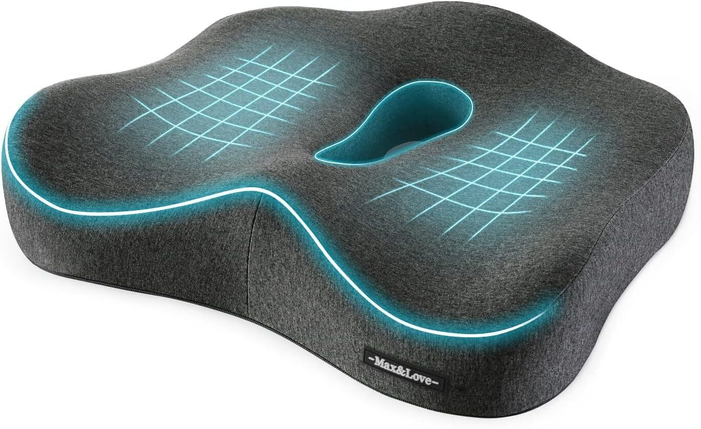 Memory Espuma Cojin De Silla Para Aliviar El Dolor De La Ciatica Dolor De Coccy