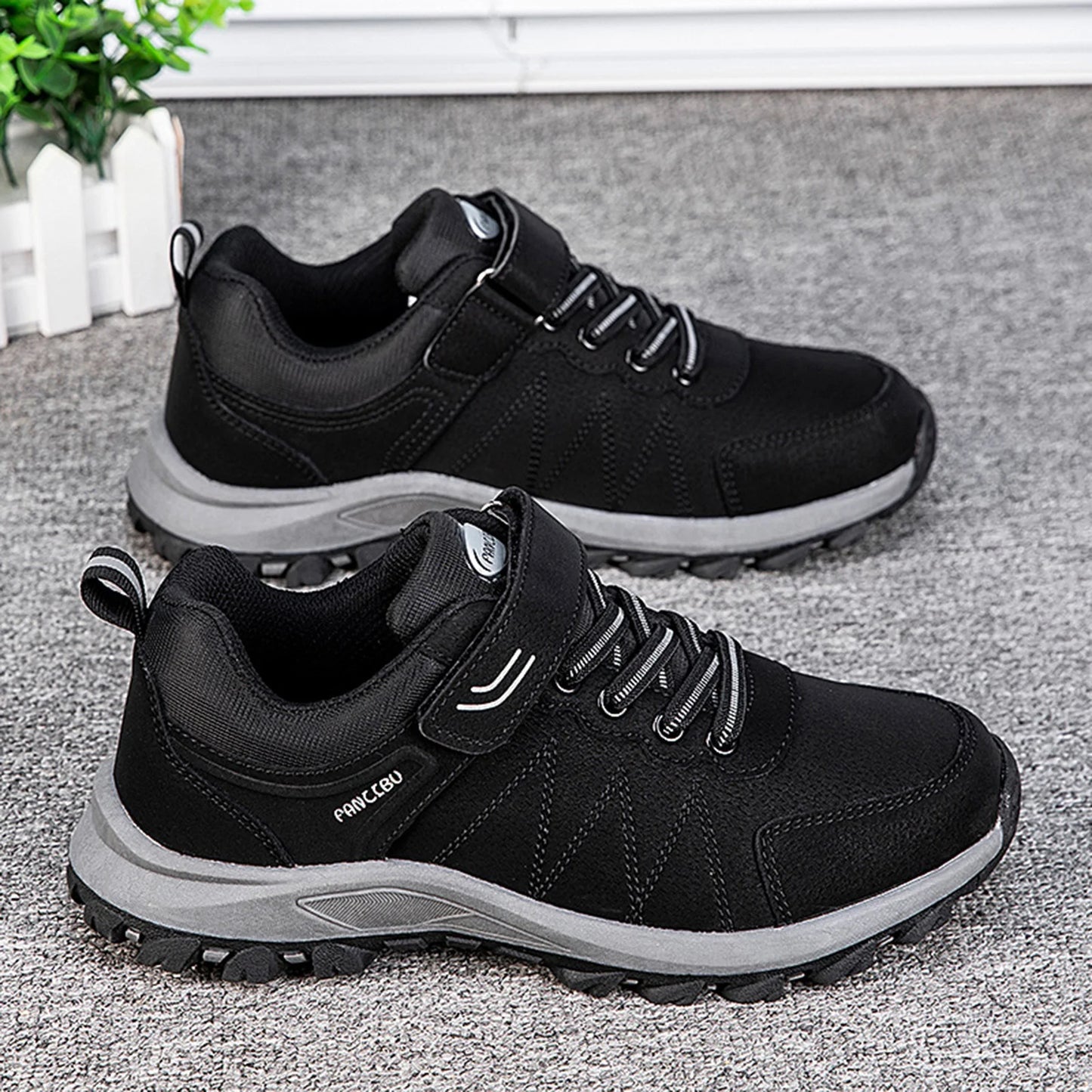 Slip on Walking Casual Mens Shoes Black 10.5