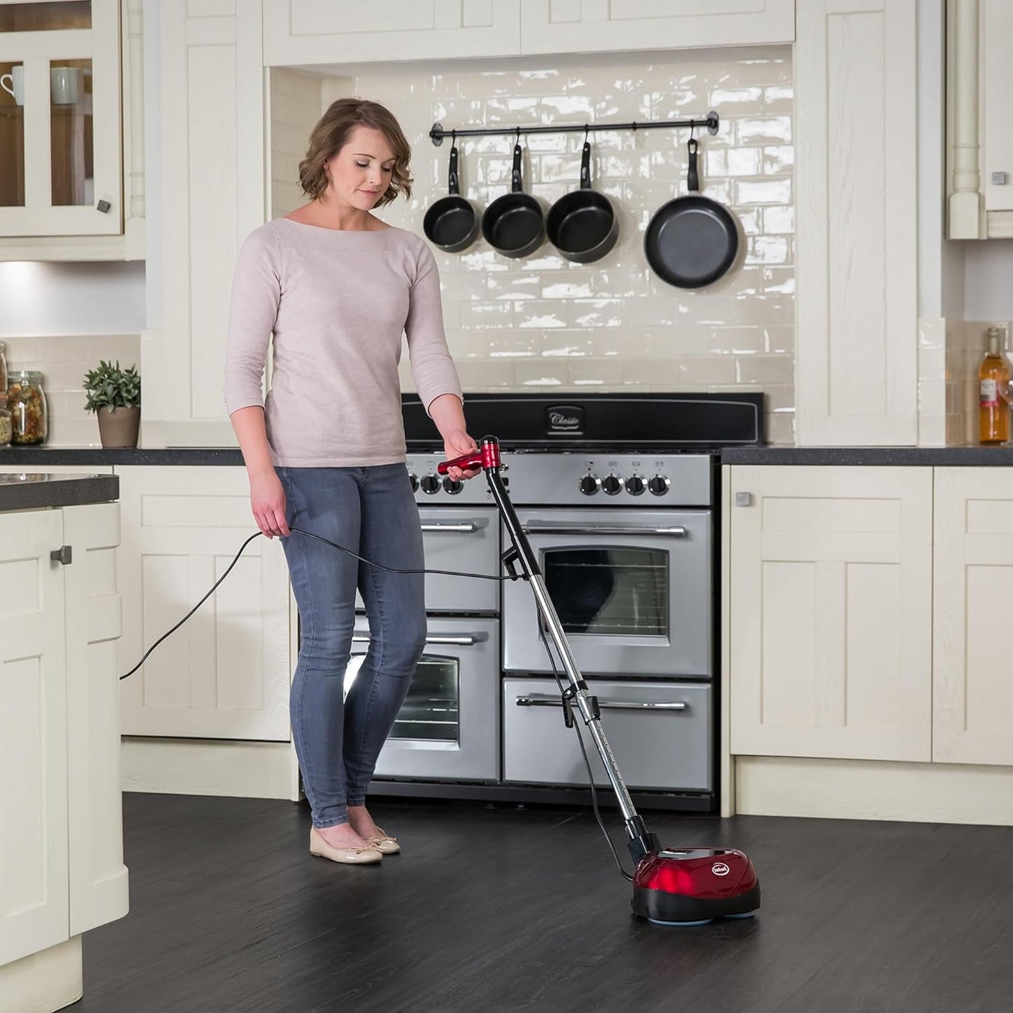 Commercial Hard Floor Cleaner Tile Cement Wood Scrubber Machine Polisher Home