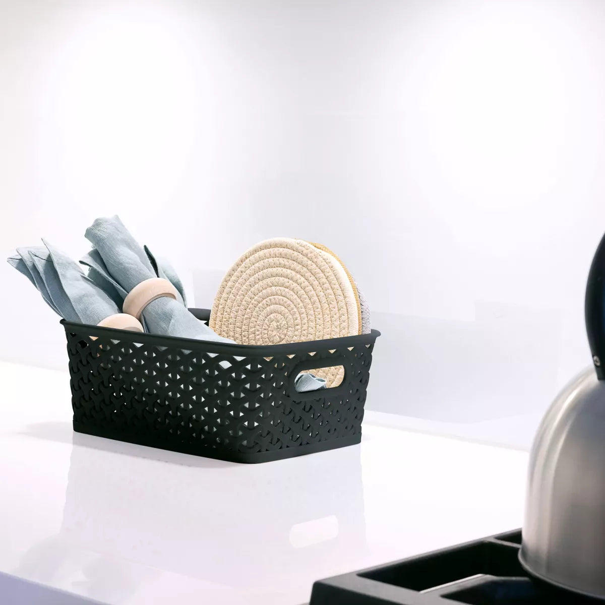 Y-Weave Small Decorative Storage Basket - Brightroom