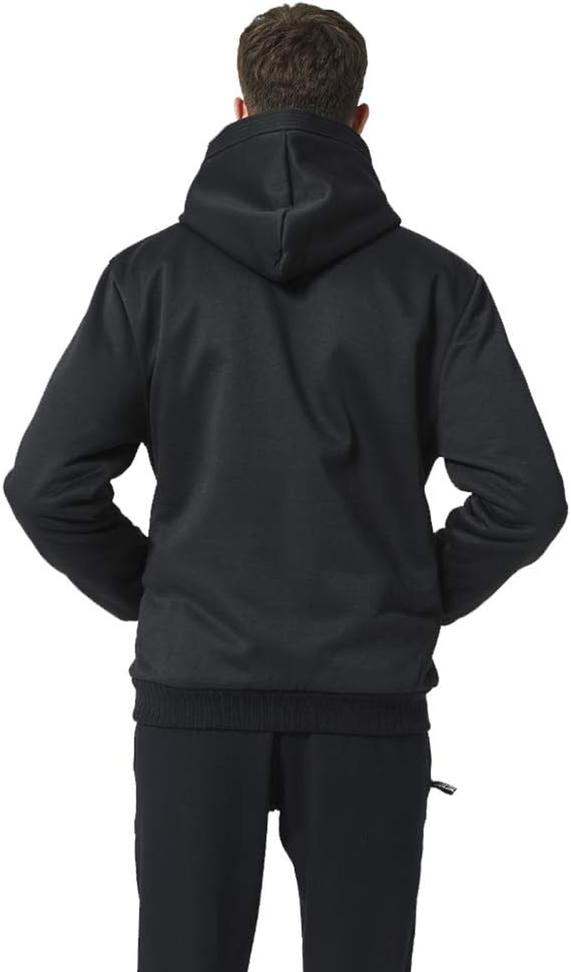Hoodies for Men Full Zip up Winter Sweatshirt Fleece Sherpa Lined Warm Coats