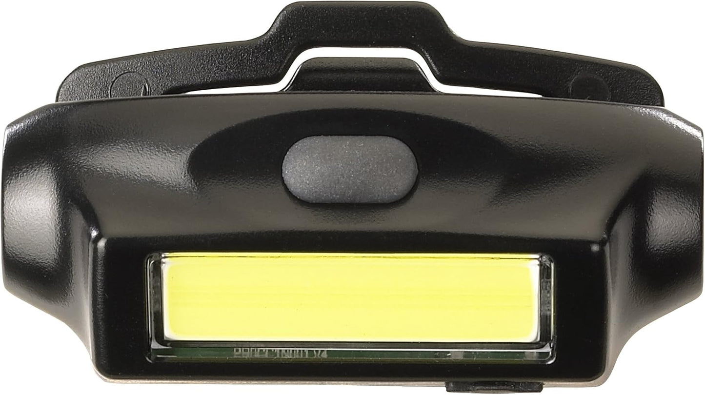 61702 Bandit 180-Lumen USB Rechargeable LED Headlamp with Elastic Head Strap, Clip, and USB Cable, Black