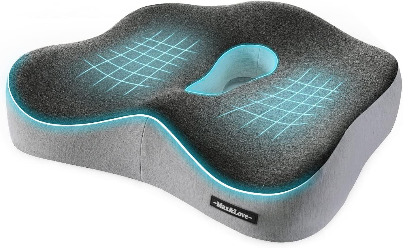 Memory Espuma Cojin De Silla Para Aliviar El Dolor De La Ciatica Dolor De Coccy
