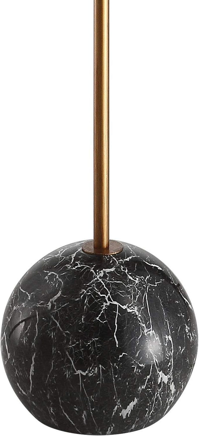 JYL3068A Miami 63.5" Minimalist Resin/Metal LED Floor Lamp Modern,Contemporary for Bedrooms, Living Room, Office, Reading, Gold/Black