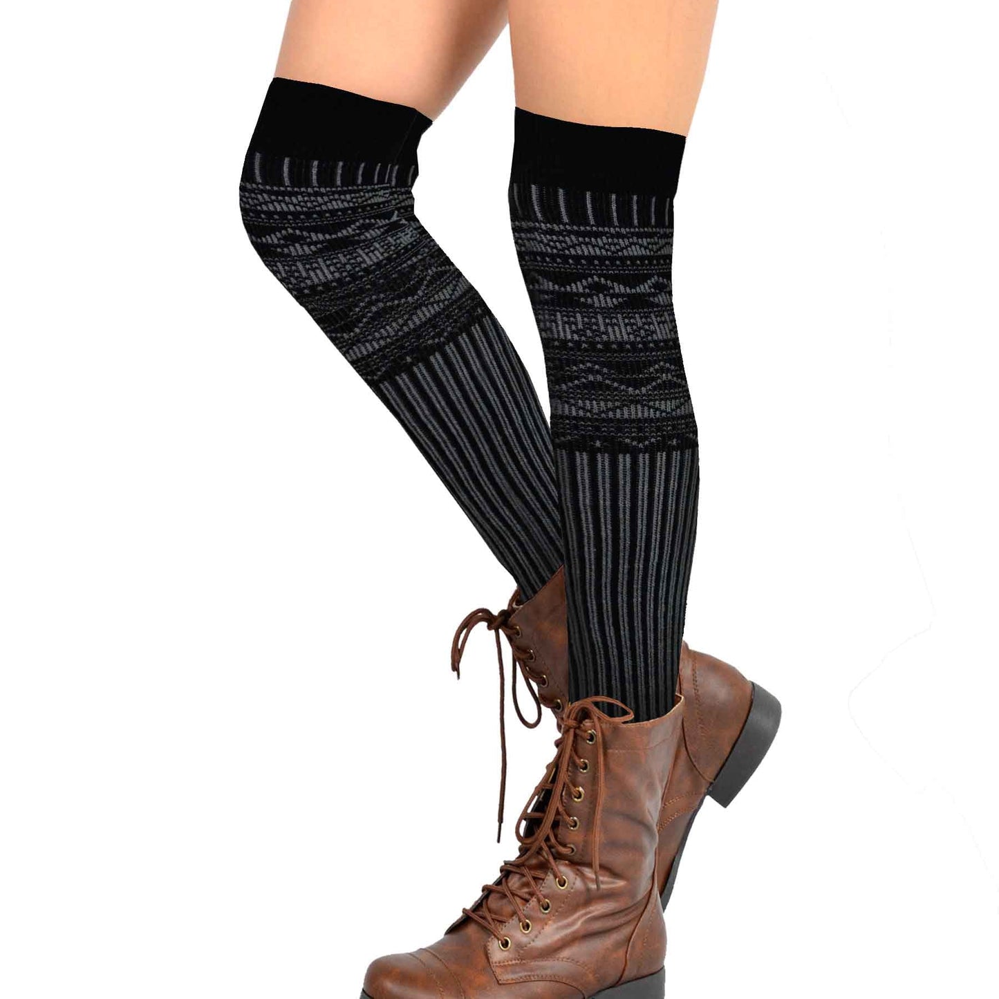 Teehee Women'S Extra Long Fashion Thigh High Socks over the Knee High Boot Socks