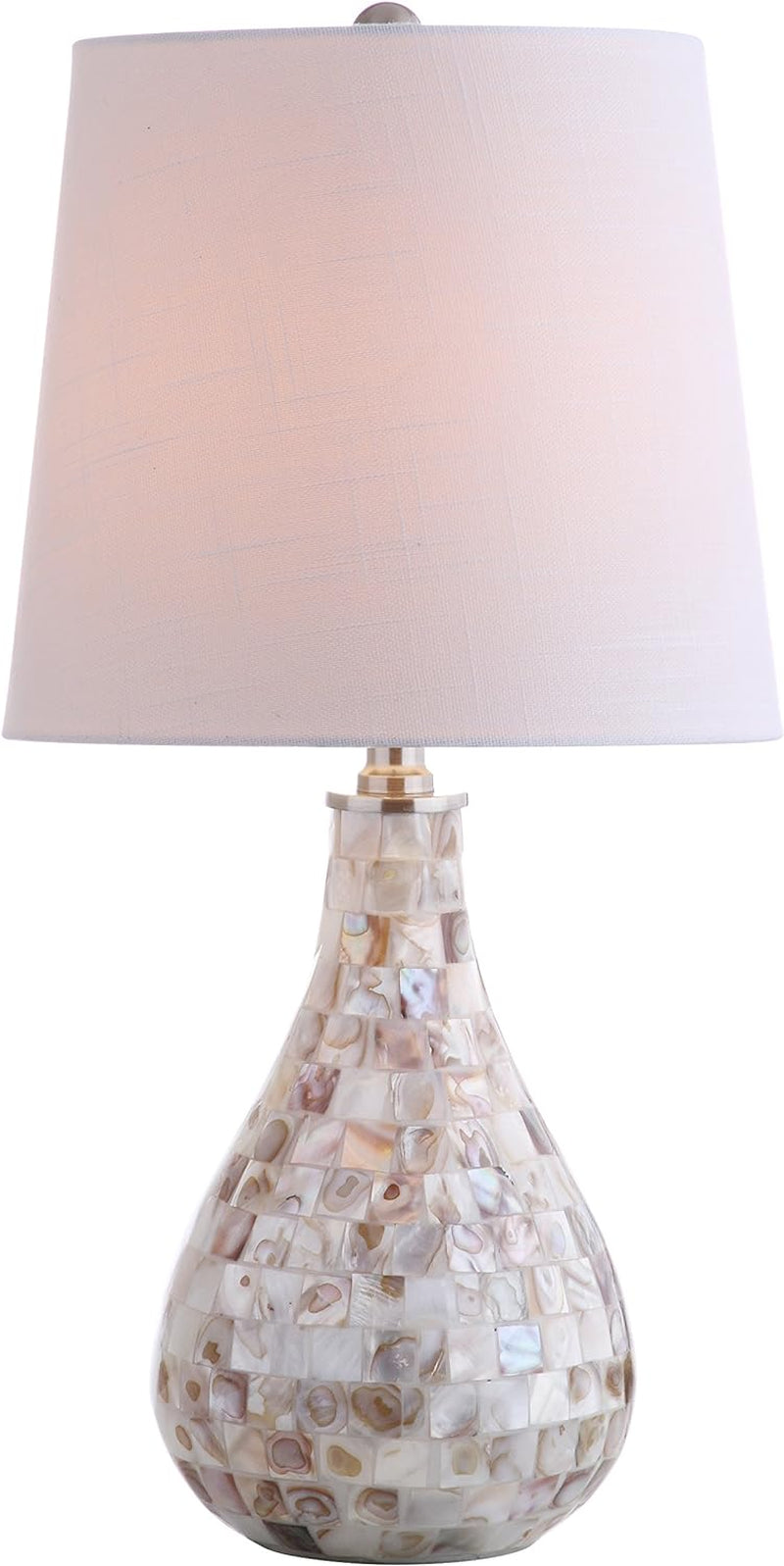 JYL1024A Mona 20.5" Mini LED Table Lamp, Cottage, Coastal, Transitional, Modern, Elegant, Office, Living Room, Family Room, Dining Room, Bedroom, Hallway, Foyer, Seashell