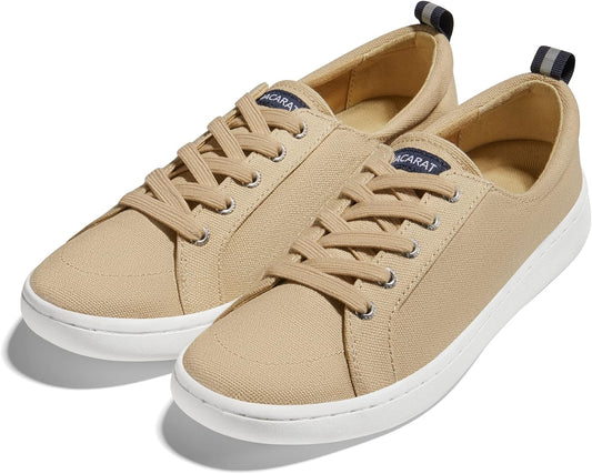 Women'S Casual Sneakers for Women Canvas Lace-Up Sneakers Low-Top