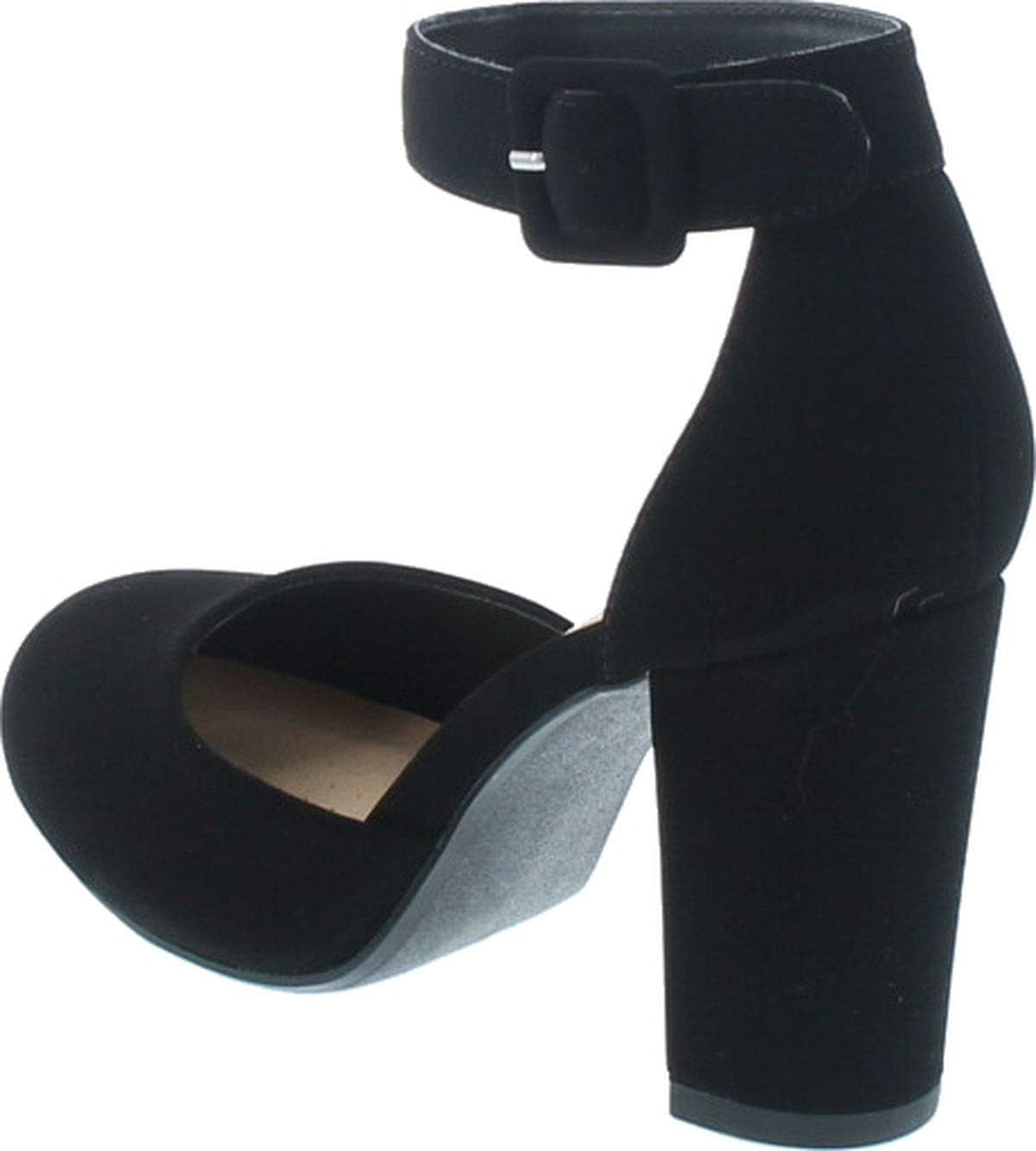 City Classified Comfort Women'S Closed Toe Ankle Strap Block Heel