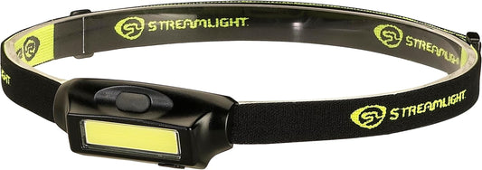 61702 Bandit 180-Lumen USB Rechargeable LED Headlamp with Elastic Head Strap, Clip, and USB Cable, Black