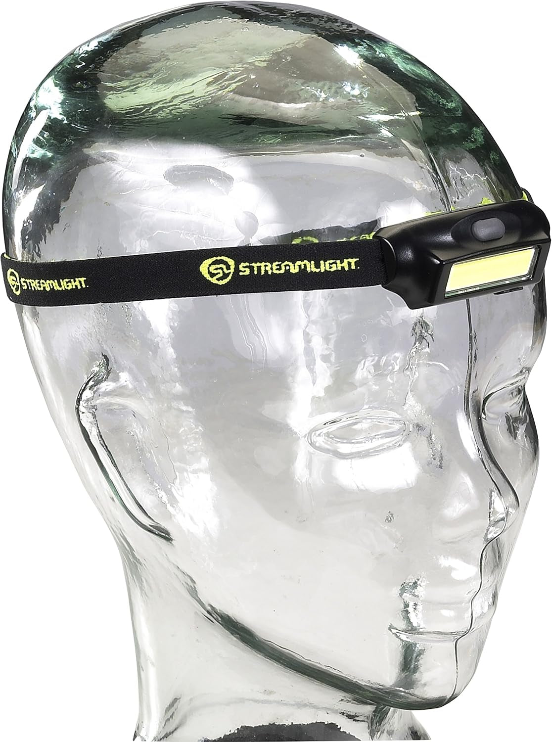61702 Bandit 180-Lumen USB Rechargeable LED Headlamp with Elastic Head Strap, Clip, and USB Cable, Black