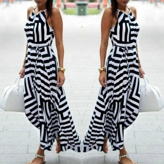 Fashion Women Summer Dress Boho Maxi Long Evening Party Dress Sundress